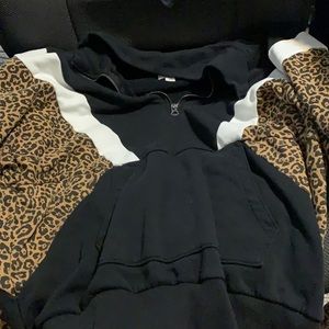 american eagle zip-up in size large